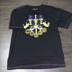Authentic COOGI 2XL Snake Logo Black T-shirt EUC